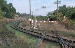 CNW / Milwaukee Road crossing Stillwater MN 1975